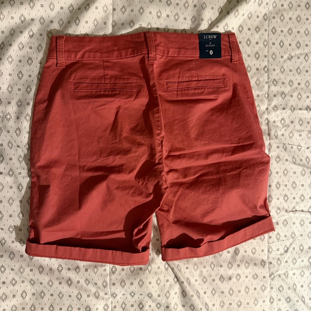 J. Crew Coral Chino Shorts - Picture 3 of 4
